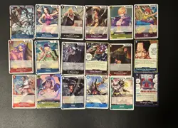 One Piece Card Lot From The Newest Set Op13 All English NM Lot Of 70 Cards - Image 1