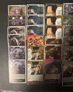 One Piece Card Lot From The Newest Set Op13 All English NM Lot Of 70 Cards - Image 3