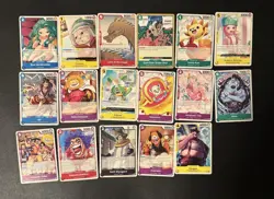 One Piece Card Lot From The Newest Set Op13 All English NM Lot Of 70 Cards - Image 5
