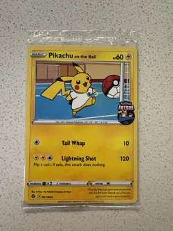Pikachu on the Ball 001/005 Pokemon Card Sealed Promo Fultsal UK Exclusive - Image 1