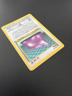 Ditto 3/62 Fossil Unlimited 1999 Pokemon Card Holo Rare NM - Image 4