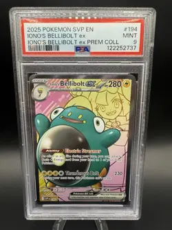 Iono's Bellibolt ex 194 Sv: Scarlet & Violet Promo Cards Holo PSA 9 Pokemon - Image 1