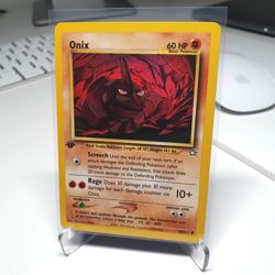 Pokemon card Onix 1st Edition 69/111 Neo Genesis Near Mint - Image 1
