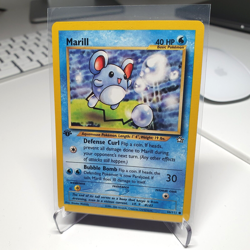 Pokemon card Marill 1st Edition 66/111 Neo Genesis Near Mint - Image 1
