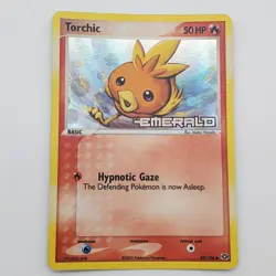 Torchic 69/106 EX Emerald 2005 Reverse Holo Foil Stamped Pokemon Card TCG - MP - Image 1