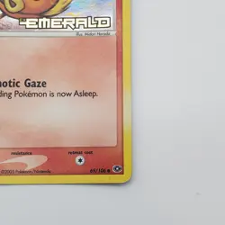 Torchic 69/106 EX Emerald 2005 Reverse Holo Foil Stamped Pokemon Card TCG - MP - Image 4