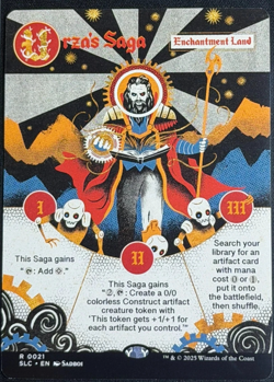 MTG Secret Lair Encyclopedia of Magic the Gathering Urza’s Saga RARE - Image 1
