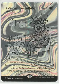 NM - Demonic Consultation (Halo Foil) SLC 0031 - MTG Encyclopedia of Magic - Image 1