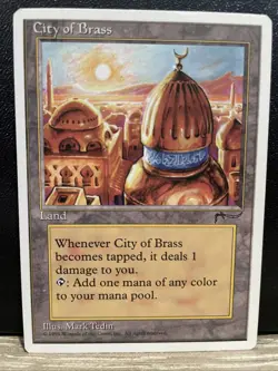Magic: The Gathering Chronicles City Of Brass NM Regular MTG - Image 1