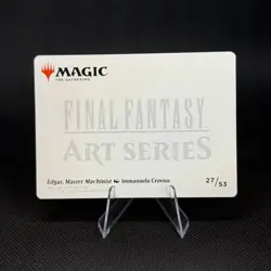 GOLD SIGNATURE Edgar, Master Machinist 27/53 Final Fantasy Art Series MTG - Image 2
