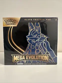 Pokemon TCG: Lucario Mega Evolution Elite Trainer Box ETB - Factory Sealed - Image 1