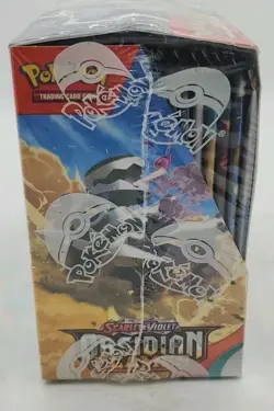Pokemon TCG Scarlet & Violet Obsidian Flames Booster Box 36 Packs Sealed 2023 🔥 - Image 2