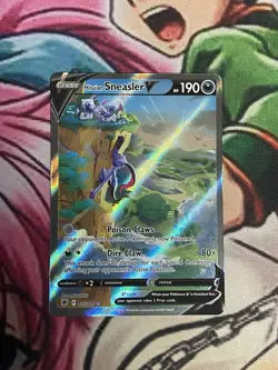 Pokemon Hisuian Sneasler V ALT Art Astral Radiance 175/189 - Image 1