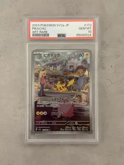 Pikachu Art Rare 173/165 PSA 10 Pokemon 151 - Image 1