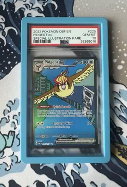 Pidgeot EX - 225/197 - Pokemon TCG - SV Obsidian Flames - SIR - PSA 10 - Image 1