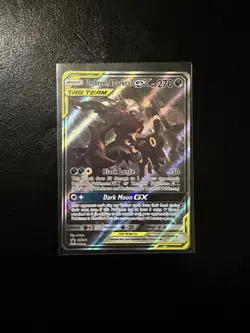 Pokemon TCG Sun & Moon Promo Umbreon & Darkrai GX SM241 TAG TEAM EXCELLENT - Image 1