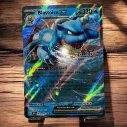 Blastoise Ex (Promo Stamped) 030/142 SV: Stellar Crown Pokemon NM EN Double Rare - Image 1
