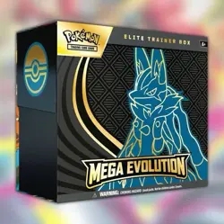 Pokemon TCG: Mega Evolution - Elite Trainer Box ETB - Lucario - New & Sealed - Image 1