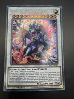 YUGIOH DESPIAN LULUWALILITH SECRET RARE NM CYAC-EN042 - Image 1
