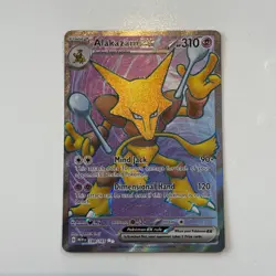 Pokemon Alakazam EX TCG Card 188/165 Sir Scarlet and Violet 151 Near Mint - Image 1