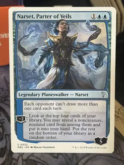Narset Parter of Veils White Border Mystery Booster 2 MTG Magic Card - Image 1