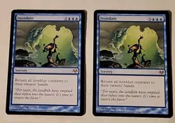 MTG 2x Inundate Eventide Modern Legacy Magic the Gathering Card x2 - Image 1