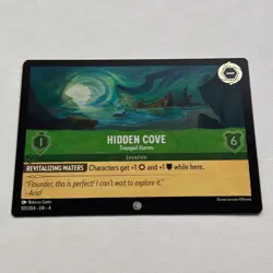 Hidden Cove 101/204 Disney Lorcana Ursula's Return Common Cold Foil Card NM - Image 1