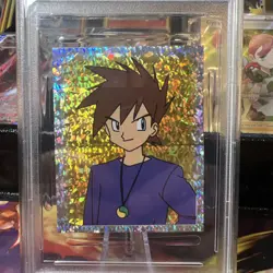 Gary Prism Holo PSA 10 Pokemon Sticker / Card S31 1999 Merlin GEM MINT LOW POP - Image 2