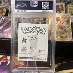 Gary Prism Holo PSA 10 Pokemon Sticker / Card S31 1999 Merlin GEM MINT LOW POP - Image 3