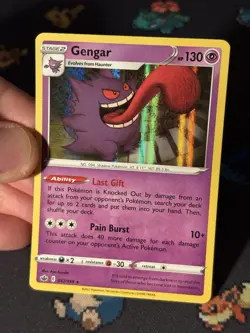 Pokemon Cards Gengar 057/198 Holo Rare Chilling Reign - (NM) - Image 2