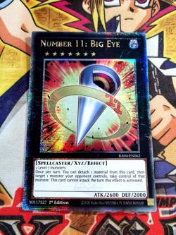 Number 11: Big Eye ra04-en062 (NEW) Quarter Century Rare Yu-Gi-Oh - Image 1
