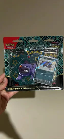 Pokemon TCG - Paldean Fates Tech Sticker Collection - Maschiff Promo Card ✅ - Image 1