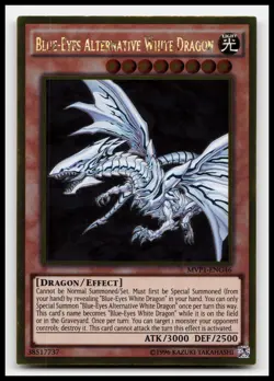 Blue-Eyes Alternative White Dragon MVP1-ENG46 Gold Edition Yugioh Card - Image 1
