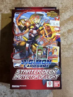 Digimon Protector of Light ST-20 Card Game Starter Deck FREE SHIPPING Bandai TCG - Image 1