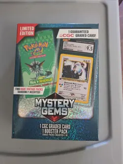 Pokemon Mystery Gems 1 CGC Graded Card & Booster Pack 2025 Limited Edition - Image 1