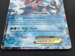 Ash-Greninja EX XY133 Holo Promo Pokemon Card - Played - Image 4