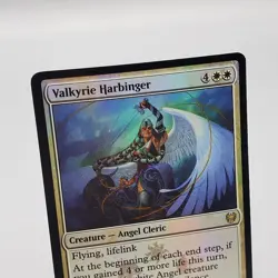 Magic the Gathering Valkyrie Harbinger Promo Foil KHM Commander Angel Cleric - Image 2