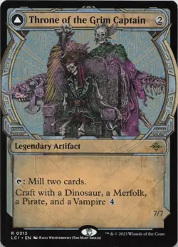 Throne of the Grim Captain (Showcase) R The Lost Caverns of Ixalan 313 LP-NM - Image 1