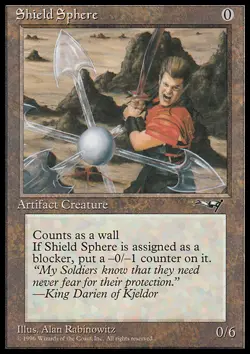 MTG SHIELD SPHERE ENGLISH PLAYED/ROVINATA - SCUDOSFERA - AL - MAGIC - Image 1