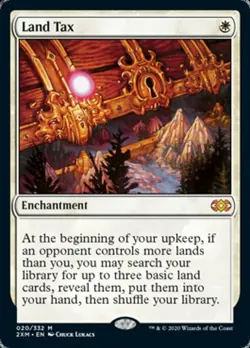 MTG LAND TAX FOIL EXC - TASSA SULLE TERRE - 2XM - MAGIC - Image 1