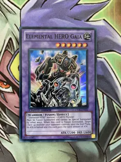 CT08-EN011 Elemental Hero Gaia Super Rare Limited Edition NM Yugioh Card - Image 1