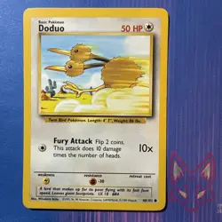 Base Set - LP - Doduo 48/102 Pokemon Vintage WOTC English (US Seller) - Image 1
