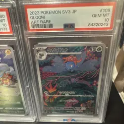 Pokemon Japanese Art Rare Slab Lot Of 5 All Graded 10 - Image 4