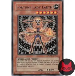 Yugioh Fortune Lady Earth SOVR-EN012 Rare NM - Image 1
