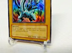 Blue-Eyes White Dragon SKE-001 Holographic Ultra Rare Yugioh Card - Image 4