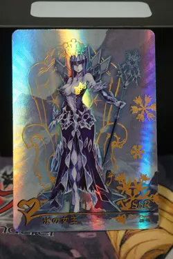 Ice Queen Monster Girl Encyclopedia Goddess Story Waifu Card Foil SSR MG-018 - Image 2