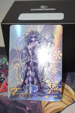 Ice Queen Monster Girl Encyclopedia Goddess Story Waifu Card Foil SSR MG-018 - Image 4