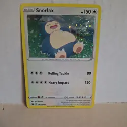 Pokemon TCG Snorlax SWSH032 2020 Sword & Shield Black Star Promo Card - LP - Image 1