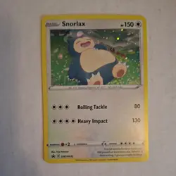 Pokemon TCG Snorlax SWSH032 2020 Sword & Shield Black Star Promo Card - LP - Image 4