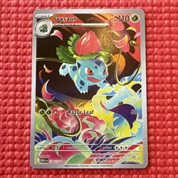 Ivysaur 134/132 Illustration Rare Pokemon Card Pack Fresh Mint Condition TCG - Image 1